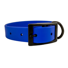 Load image into Gallery viewer, Blue Waterproof BioThane® Dog Collar 1"  Durable, Easy-Clean, Odor-Resistant Pet Gear for Active Dogs
