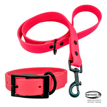 Load image into Gallery viewer, Pink Waterproof BioThane® Dog Collar 1 "  Durable, Easy Clean, Odor-Resistant Outdoor Pet Collar
