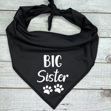 Load image into Gallery viewer, Big Sister Dog Bandana, Pregnancy Announcement
