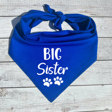 Load image into Gallery viewer, Big Sister Dog Bandana, Pregnancy Announcement
