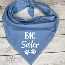 Load image into Gallery viewer, Big Sister Dog Bandana, Pregnancy Announcement
