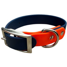 Load image into Gallery viewer, Two Tone BioThane® Dog Collar and Leash Set | Waterproof Stink Proof Durable Dog Walking Gear | Custom Collar &amp; Leash Combo
