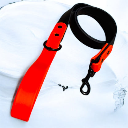 Two-Tone BioThane® Dog Collar & Leash Set
