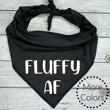 Load image into Gallery viewer, Fluffy AF Dog Bandana
