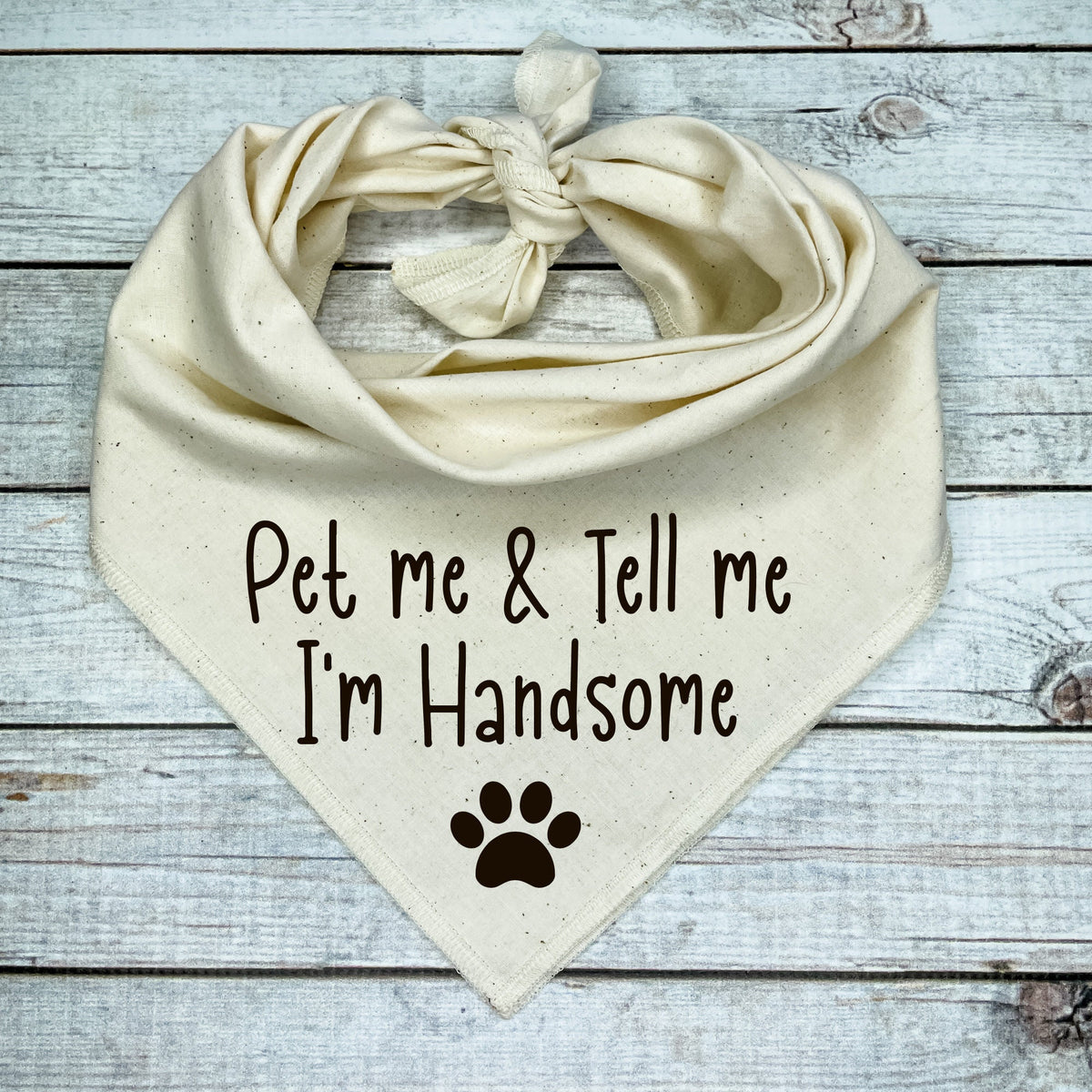 Dog bandana color option