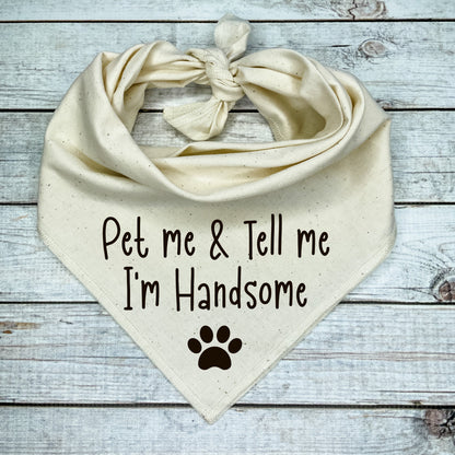 Dog bandana color option