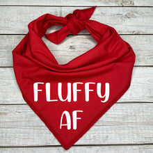 Load image into Gallery viewer, Fluffy AF Dog Bandana
