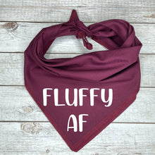 Load image into Gallery viewer, Fluffy AF Dog Bandana
