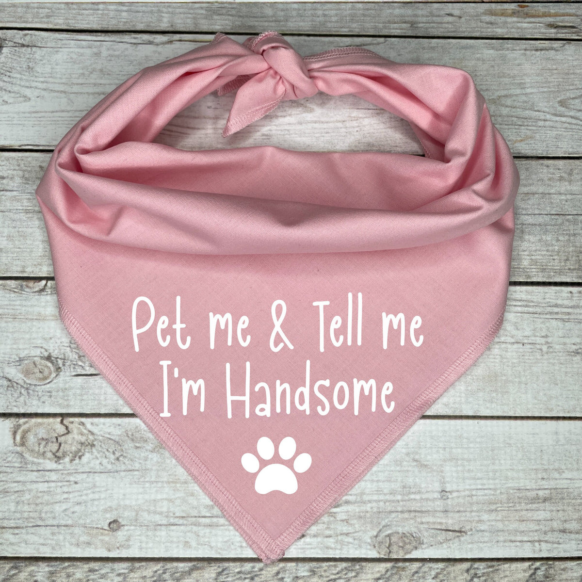 Dog bandana size and color option