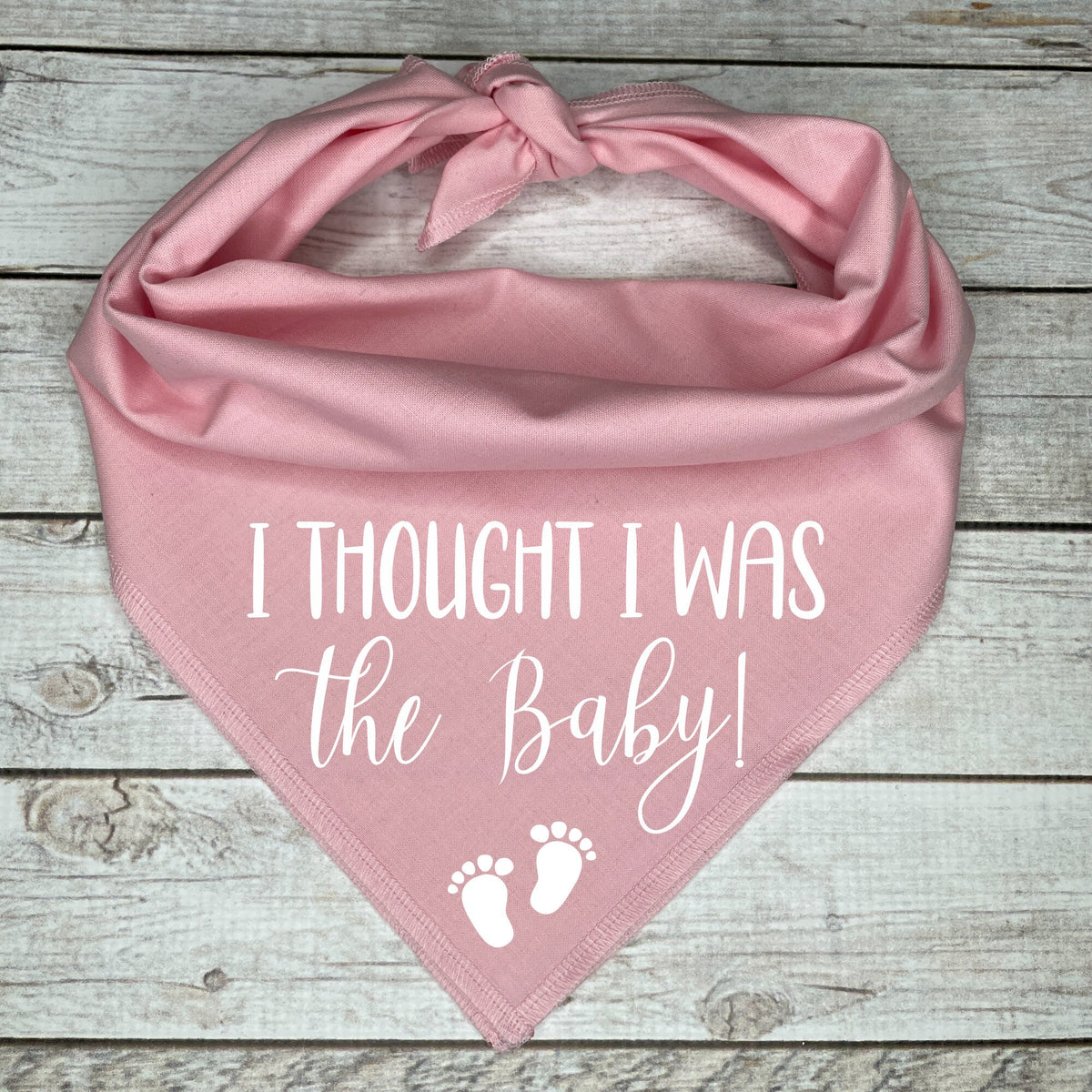I Thought I Was The Baby Dog Bandana | Pregnancy Announcement