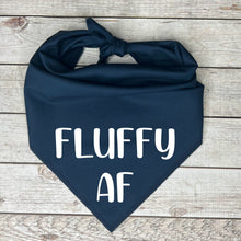 Load image into Gallery viewer, Fluffy AF Dog Bandana
