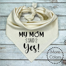 Load image into Gallery viewer, Dog Bandana for Wedding Announcement
