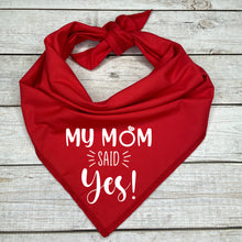 Load image into Gallery viewer, Dog Bandana for Wedding Announcement
