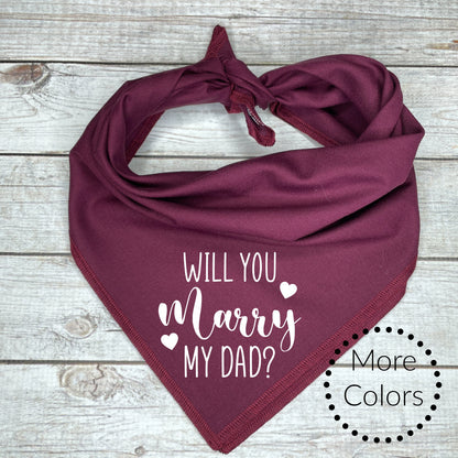 Dog bandana color choices