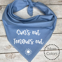 Load image into Gallery viewer, Suns Out Tongue Out Dog Bandana
