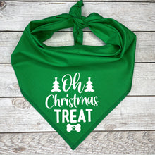 Load image into Gallery viewer, Oh Christmas Treat Dog Bandana, Pet Stocking Stuffer
