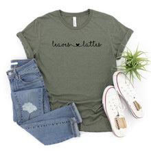 Load image into Gallery viewer, Leaves and Lattes Bella Canvas Tee Shirt
