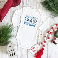 Load image into Gallery viewer, Baby It&#39;s Cold Outside Baby Onesie
