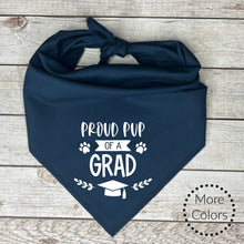 Load image into Gallery viewer, Graduation Dog Bandana - Proud Pup of a Grad - Pet Gift - 2025 Graduation Announcement
