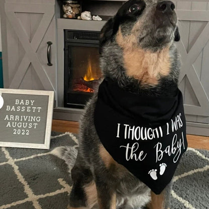 I Thought I Was The Baby Dog Bandana | Pregnancy Announcement