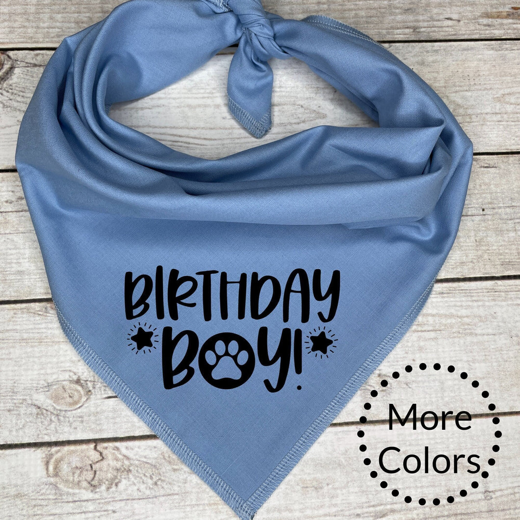 Birthday Boy Dog Bandana