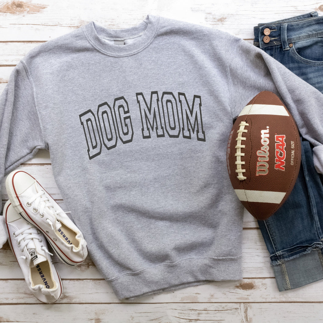 Dog Mom Cozy Sweatshirt, Womens Winter Clothes, Comfortable Top for Her, Gift for Dog Mom, Casual Wear for Cold Weather