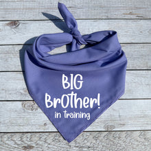 Load image into Gallery viewer, Big Brother in Training Dog Bandana, Pregnancy Announcement
