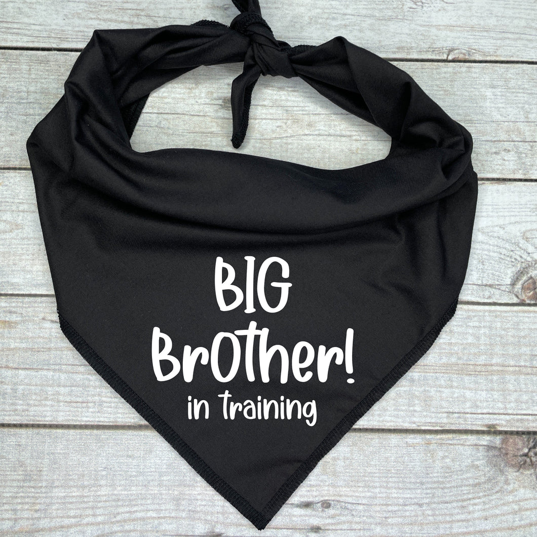 Big Brother in Training Dog Bandana, Pregnancy Announcement