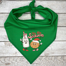 Load image into Gallery viewer, Tis the Season Christmas Dog Bandana
