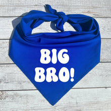 Load image into Gallery viewer, Big Bro Dog Bandana, Pregnancy Announcement, Birth Announcement
