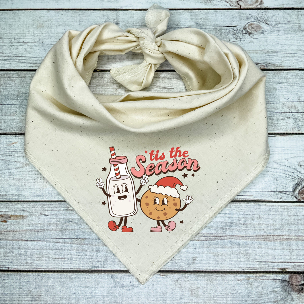 Tis the Season Christmas Dog Bandana