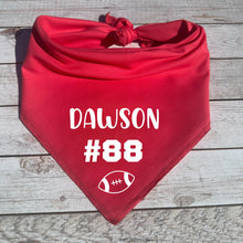 Load image into Gallery viewer, Personalized Dog Bandana – Custom Text Bandana for Pets
