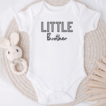 Load image into Gallery viewer, Embroidered Little Brother Bodysuit, Pregnancy Announcement, Baby Coming Soon
