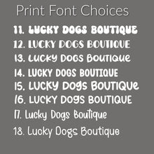 Load image into Gallery viewer, Personalized Duckies Dog Collar, Leather Name and Number Patch + Optional Leash
