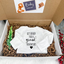 Load image into Gallery viewer, Birth Announcement Surprise Box with Baby Bodysuit for GrandParents
