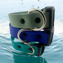 Load image into Gallery viewer, BioThane® Waterproof Dog Collar with Matching Leash Option
