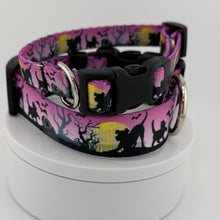 Load image into Gallery viewer, Personalized Halloween Dog Collar, Custom Name, Spooky Pet Accessory
