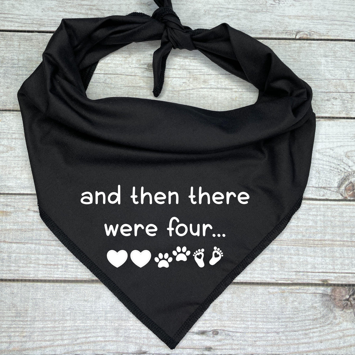 Then There Were Four Dog Bandana