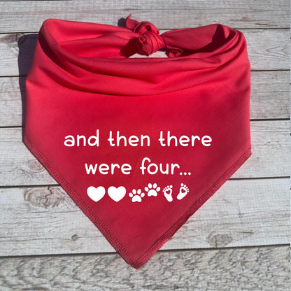 Then There Were Four Dog Bandana