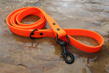 Load image into Gallery viewer, Vivid Orange BioThane® Waterproof Dog Leash 1&quot;
