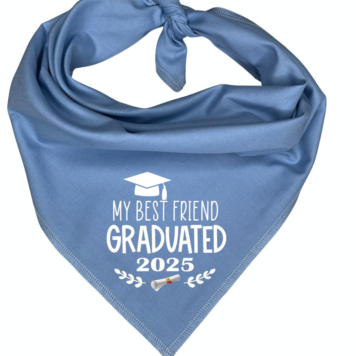 My Best Friend Graduated! Dog Bandana | Graduation Pet Accessory | Class of 2025 Cap Design | Grad Photo Prop | Gift for Dog Mom