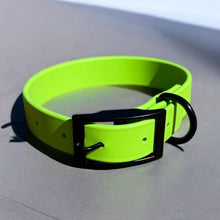 Load image into Gallery viewer, Custom BioThane® Buckle 1 Dog Collar  Waterproof, Stink-Proof &amp; Durable | Choose Your Color | Black Buckle Hardware
