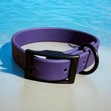 Load image into Gallery viewer, Custom BioThane® Buckle 1 Dog Collar  Waterproof, Stink-Proof &amp; Durable | Choose Your Color | Black Buckle Hardware
