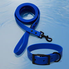 Load image into Gallery viewer, Blue BioThane® Waterproof Dog Leash 1&quot;  Durable, Odor-Resistant, and Easy to Clean
