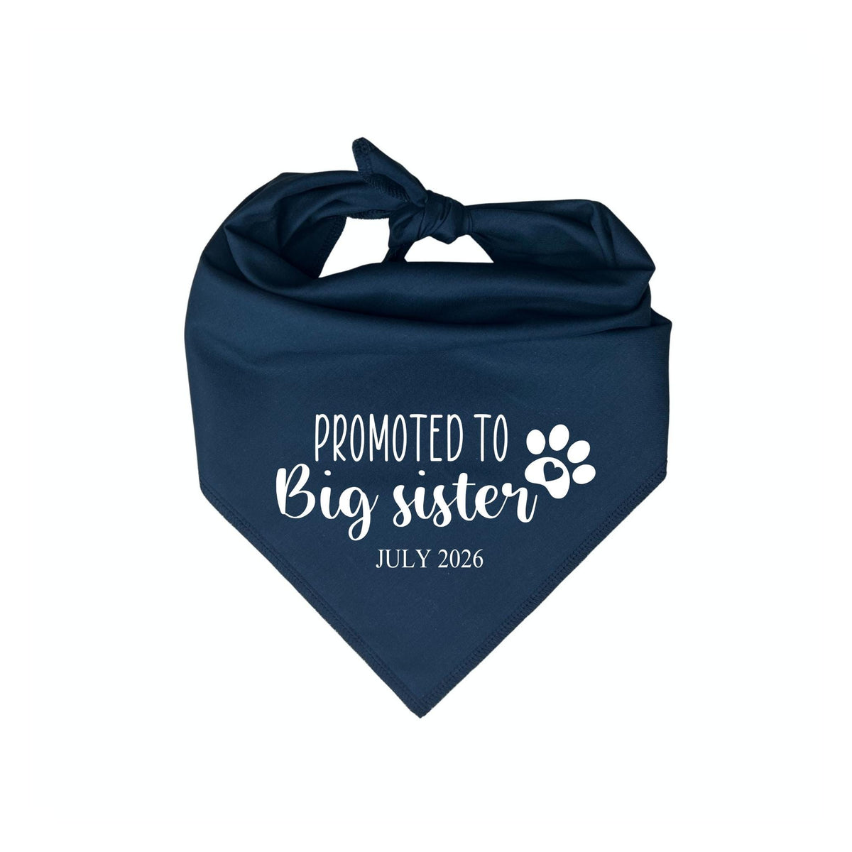 Handmade dog bandana details