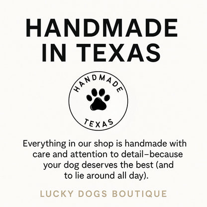 Tie-on engagement dog bandana