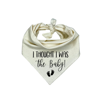 I Thought I Was The Baby Dog Bandana | Pregnancy Announcement
