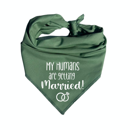 Wedding dog bandana sizing information