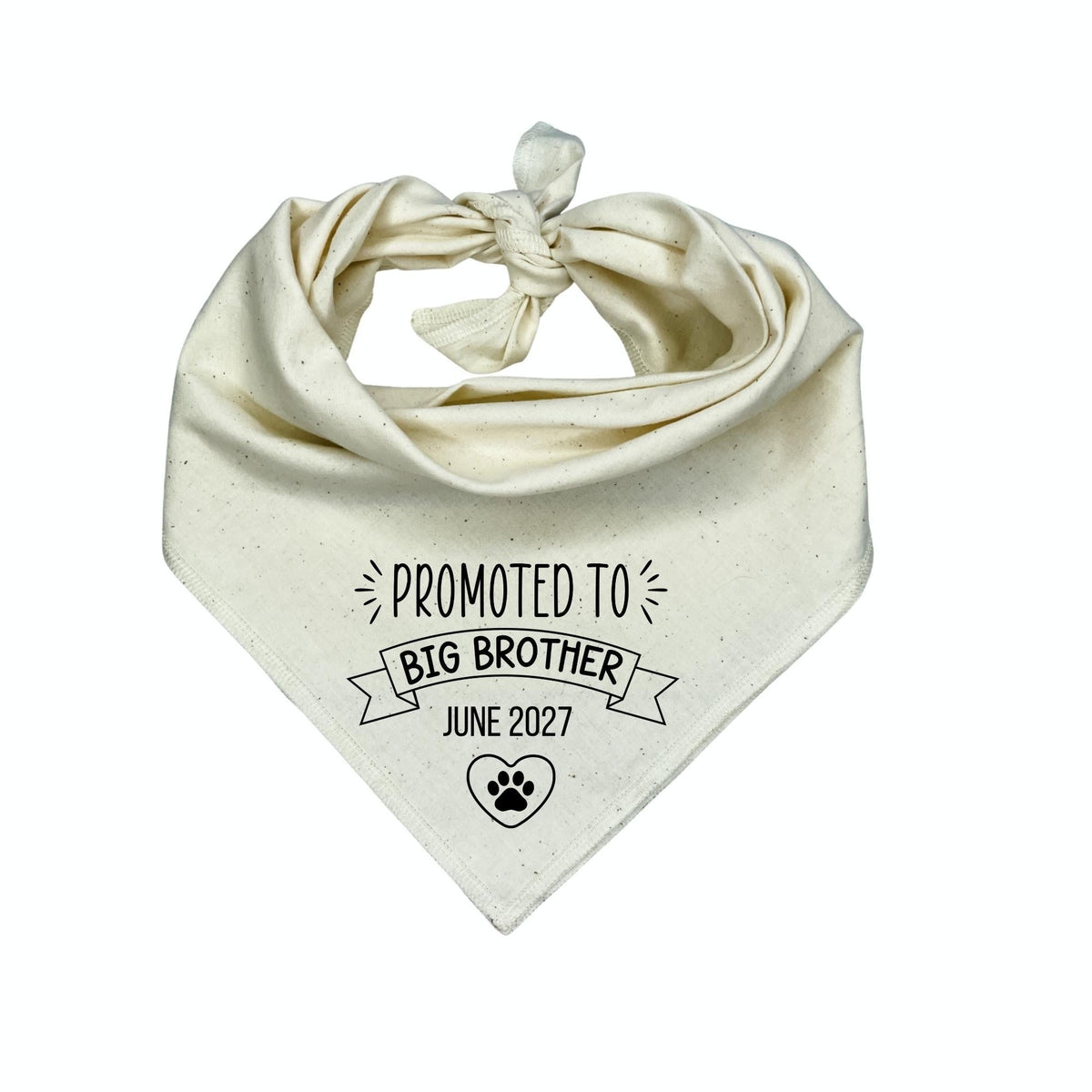 Dog bandana sizing information