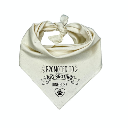 Dog bandana sizing information